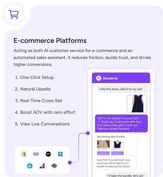 E-commerce platforms integration preview